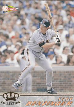 #539 Todd Benzinger - San Francisco Giants - 1994 Pacific Baseball