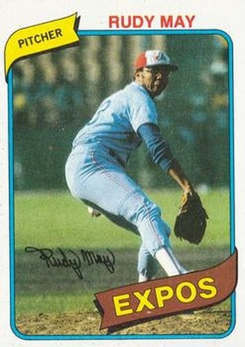 #539 Rudy May - Montreal Expos - 1980 Topps Baseball