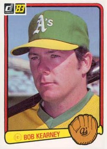#539 Bob Kearney - Oakland Athletics - 1983 Donruss Baseball