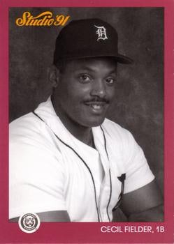 #53 Cecil Fielder - Detroit Tigers - 1991 Studio Baseball