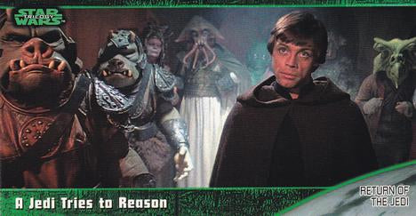 #53 A Jedi tries to Reason - 1997 Topps Widevision Star Wars Trilogy