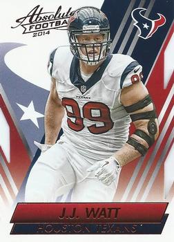 #53 J.J. Watt - Houston Texans - 2014 Panini Absolute - Red Football