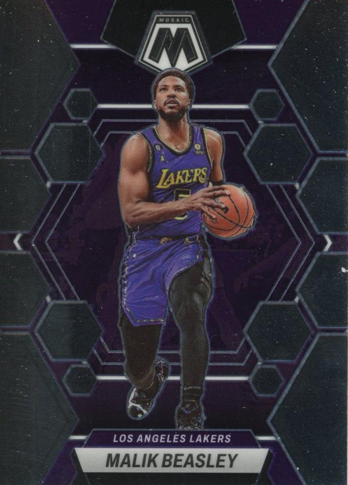 #53 Malik Beasley - Los Angeles Lakers - 2022-23 Panini Mosaic Basketball