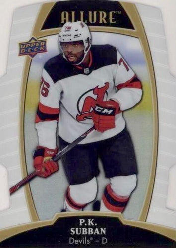 #53 P.K. Subban - New Jersey Devils - 2019-20 Upper Deck Allure - White Rainbow Hockey