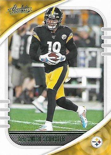 #53 JuJu Smith-Schuster - Pittsburgh Steelers - 2020 Panini Absolute - Green Football