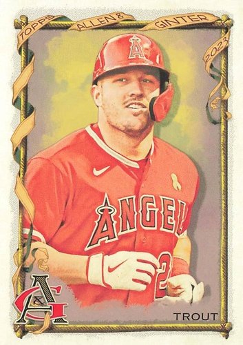 #53 Mike Trout - Los Angeles Angels - 2023 Topps Allen & Ginter Baseball