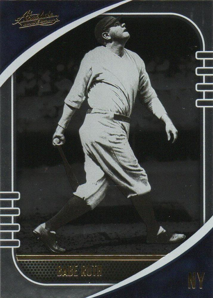 #53 Babe Ruth - New York Yankees - 2021 Panini Absolute Baseball