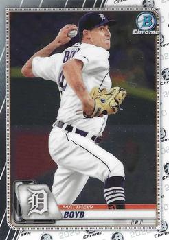 #53 Matthew Boyd - Detroit Tigers - 2020 Bowman Chrome Baseball