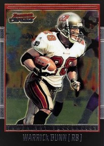 #53 Warrick Dunn - Tampa Bay Buccaneers - 2001 Bowman Chrome Football