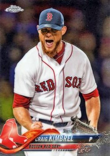 #53 Craig Kimbrel - Boston Red Sox - 2018 Topps Chrome Baseball