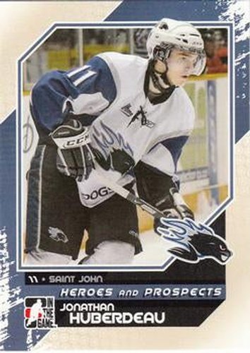 #53 Jonathan Huberdeau - Saint John Sea Dogs - 2010-11 In The Game Heroes and Prospects Hockey