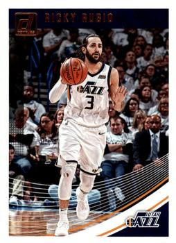 #53 Ricky Rubio - Utah Jazz - 2018-19 Donruss Basketball