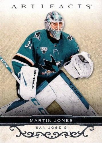 #53 Martin Jones - San Jose Sharks - 2021-22 Upper Deck Artifacts Hockey