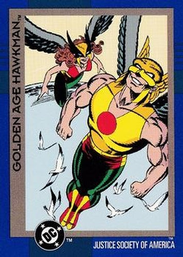 #53 Golden Age Hawkman - 1993 SkyBox DC Cosmic Teams