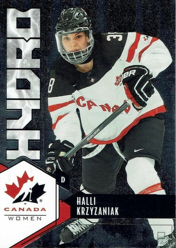 #H-53 Halli Krzyzaniak - Canada - 2015 Upper Deck Team Canada Juniors - Hydro Hockey