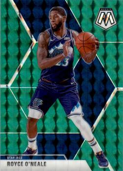 #53 Royce O'Neale - Utah Jazz - 2019-20 Panini Mosaic - Green Prizm Basketball