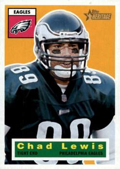 #53 Chad Lewis - Philadelphia Eagles - 2001 Topps Heritage Football