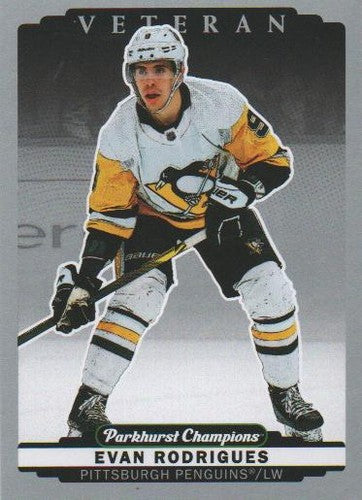 #53 Evan Rodrigues - Pittsburgh Penguins - 2022-23 Parkhurst Champions - Silver Hockey