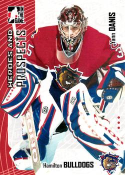 #53 Yann Danis - Hamilton Bulldogs - 2005-06 In The Game Heroes and Prospects Hockey