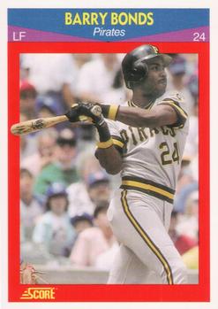 #53 Barry Bonds - Pittsburgh Pirates - 1990 Score 100 Superstars Baseball