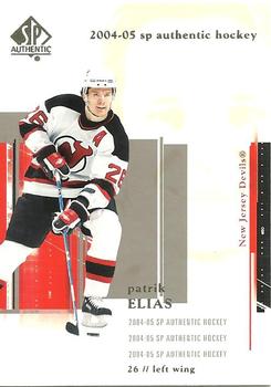 #53 Patrik Elias - New Jersey Devils - 2004-05 SP Authentic Hockey