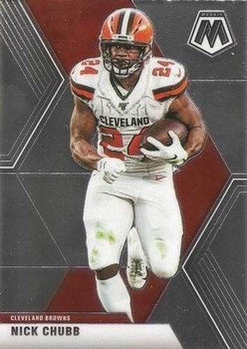 #53 Nick Chubb - Cleveland Browns - 2020 Panini Mosaic Football