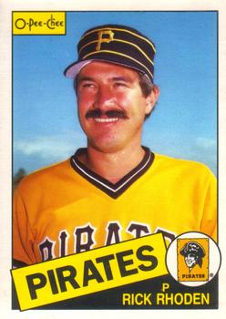 #53 Rick Rhoden - Pittsburgh Pirates - 1985 O-Pee-Chee Baseball
