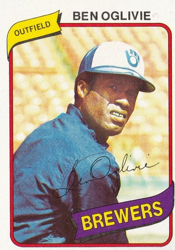 #53 Ben Oglivie - Milwaukee Brewers - 1980 Topps Baseball