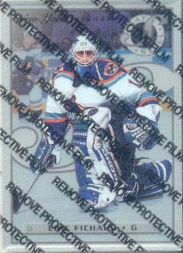 #53 Eric Fichaud - New York Islanders - 1996-97 Leaf Preferred - Steel Hockey