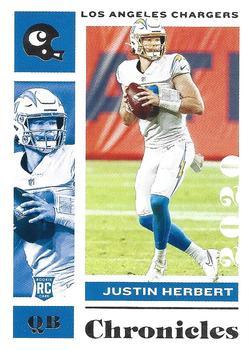 #53 Justin Herbert - Los Angeles Chargers - 2020 Panini Chronicles Football