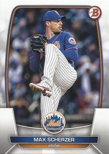 #53 Max Scherzer - New York Mets - 2023 Bowman Baseball