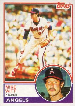 #53 Mike Witt - California Angels - 1983 Topps Baseball