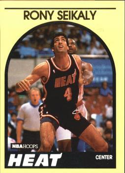 #53 Rony Seikaly - Miami Heat - 1989-90 Hoops Superstars Basketball