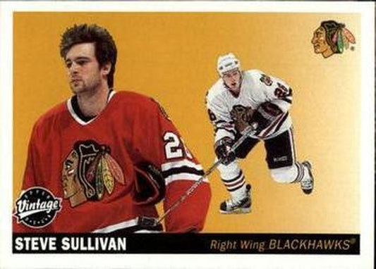 #53 Steve Sullivan - Chicago Blackhawks - 2002-03 Upper Deck Vintage Hockey