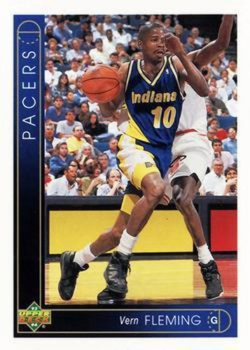 #53 Vern Fleming - Indiana Pacers - 1993-94 Upper Deck Basketball