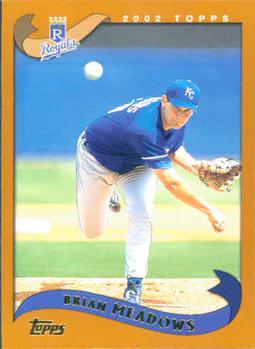 #53 Brian Meadows - Kansas City Royals - 2002 Topps Baseball
