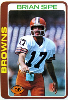 #53 Brian Sipe - Cleveland Browns - 1978 Topps Football