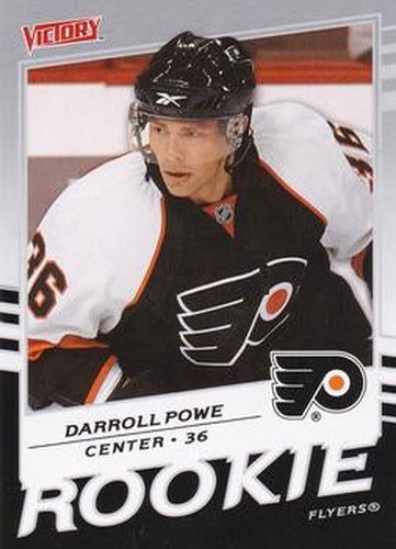 #303 Darroll Powe - Philadelphia Flyers - 2008-09 Upper Deck Victory Hockey