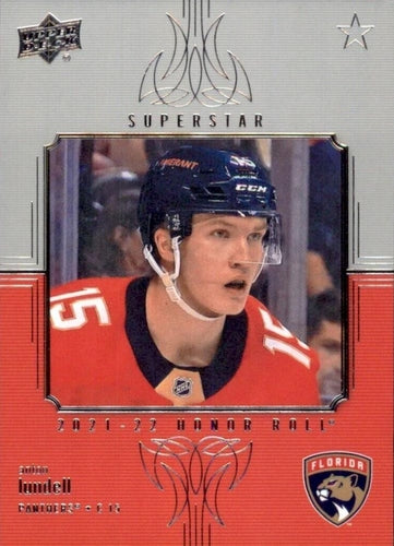 #HR-53 Anton Lundell - Florida Panthers - 2021-22 Upper Deck - Honor Roll Hockey