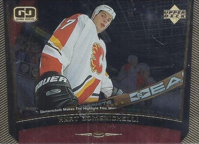 #53 Hnat Domenichelli - Calgary Flames - 1998-99 Upper Deck Gold Reserve Hockey