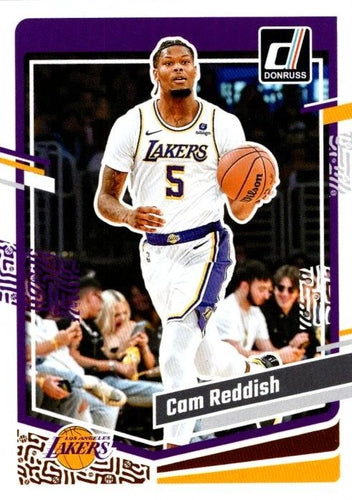 #53 Cam Reddish - Los Angeles Lakers - 2023-24 Donruss Basketball