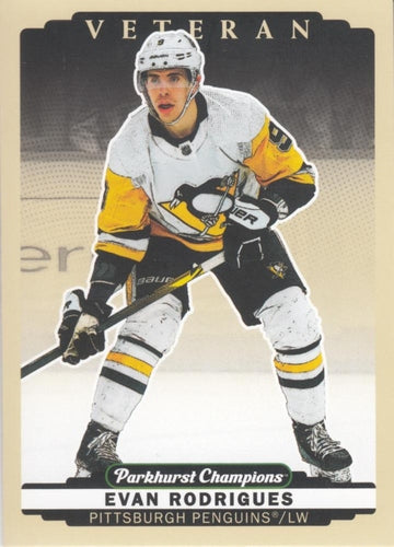 #53 Evan Rodrigues - Pittsburgh Penguins - 2022-23 Parkhurst Champions Hockey