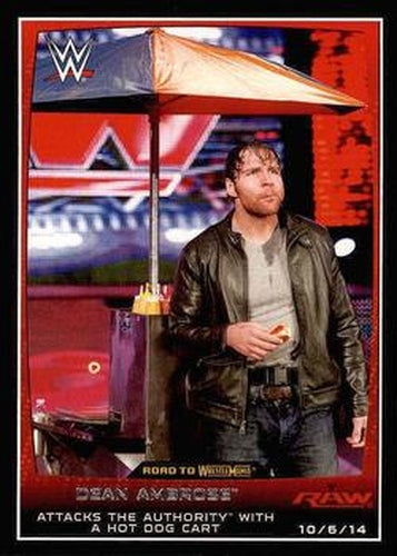 #53 Dean Ambrose - 2015 Topps WWE Road to Wrestlemania Wrestling