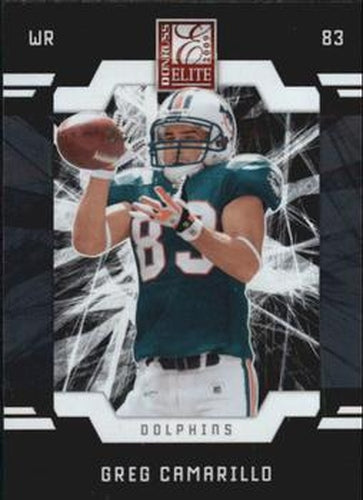 #53 Greg Camarillo - Miami Dolphins - 2009 Donruss Elite Football