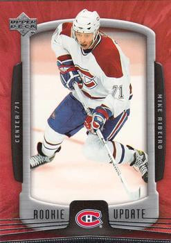 #53 Mike Ribeiro - Montreal Canadiens - 2005-06 Upper Deck Rookie Update Hockey