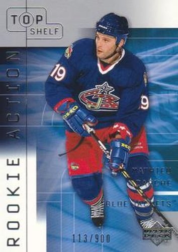 #53a Mathieu Darche - Columbus Blue Jackets - 2001-02 Upper Deck Top Shelf Hockey