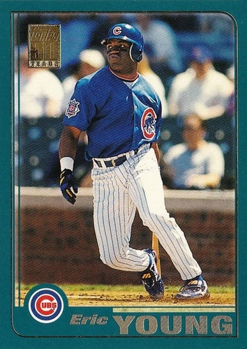#53 Eric Young - Chicago Cubs - 2001 Topps Baseball