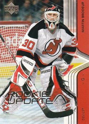 #53 Martin Brodeur - New Jersey Devils - 2003-04 Upper Deck Rookie Update Hockey