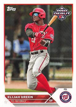 #PD-53 Elijah Green - FCL Nationals - 2023 Topps Pro Debut Baseball