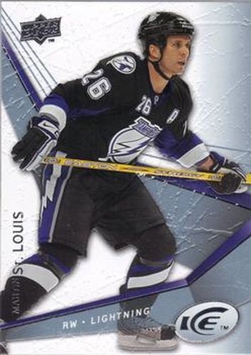 #53 Martin St. Louis - Tampa Bay Lightning - 2008-09 Upper Deck Ice Hockey